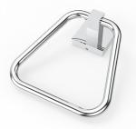 Stylish Chrome Towel Ring for Bathroom Decor