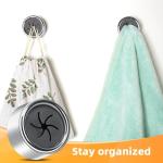 Alyvisun 4-Pack Self-Adhesive Towel Hooks