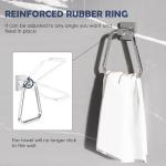 Stylish Chrome Towel Ring for Bathroom Decor