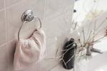 No-Drill Stainless Steel Towel Ring for Bathroom
