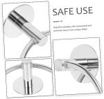 Self-Adhesive Stainless Steel Towel Holder