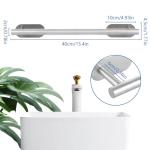 Self-Adhesive Stainless Steel Towel Bar 40CM