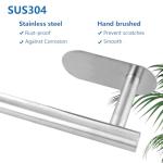 Self-Adhesive Stainless Steel Towel Bar 40CM