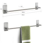 Stainless Steel Self Adhesive Towel Rail 40cm