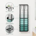 Stylish 2-Tier Wall Mounted Towel Rack