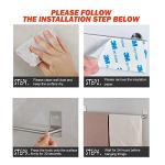 Stainless Steel Self Adhesive Towel Rail 40cm