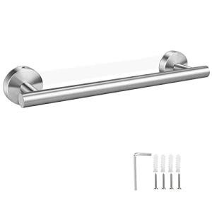 Stainless Steel 12-Inch Towel Holder in Silver