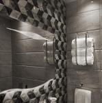 Modern Chrome Wall-Mounted Towel Rack Organizer