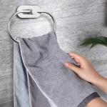Self-Adhesive Chrome Toilet Paper and Towel Holder