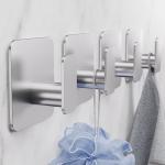 Heavy-Duty Self-Adhesive Hooks - 4 Pack