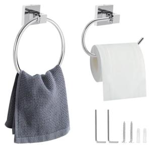 2-Pack Stainless Steel Toilet Roll Holders