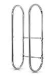 Modern Chrome Wall-Mounted Towel Rack Organizer