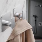 Heavy-Duty Self-Adhesive Hooks - 4 Pack