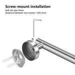 Stainless Steel 12-Inch Towel Holder in Silver