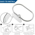 Self-Adhesive Chrome Toilet Paper and Towel Holder