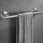 Stainless Steel 12-Inch Towel Holder in Silver