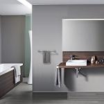Stainless Steel 12-Inch Towel Holder in Silver