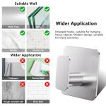 Heavy-Duty Self-Adhesive Hooks - 4 Pack