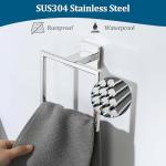 Sayayo Chrome Wall-Mounted Towel Holder