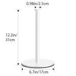 Stylish White Countertop Paper Towel Holder
