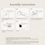 Matt Black Self-Adhesive Towel Rail - 22 cm