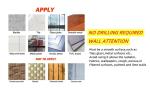 Stainless Steel Self-Adhesive Towel Holder 25cm
