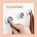 2PCS Self-Adhesive Towel Holders for Kitchen
