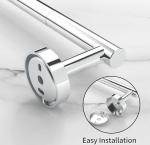 Wall-Mounted Stainless Steel Towel Rail 50.8cm