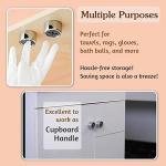 2PCS Self-Adhesive Towel Holders for Kitchen