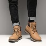 SANNAX Men's Warm Winter Snow Boots - Brown