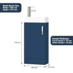 Belofay 400mm Floor-Standing Bathroom Vanity Unit