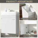 Compact Wall-Mounted Bathroom Sink and Vanity Unit