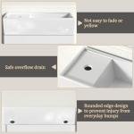 Compact Wall-Mounted Bathroom Sink and Vanity Unit