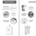 600mm Floor Standing Bathroom Vanity Unit with Basin