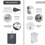 BELOFAY 600mm Floor Standing Bathroom Vanity Unit