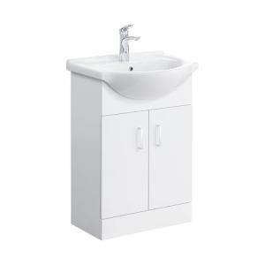 Stylish Quartz Vanity Unit with Sink - White