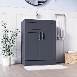 Stylish 600mm Floor Standing Bathroom Vanity Unit