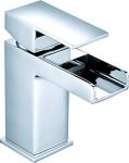 VeeBath Compact White Vanity Unit with Tap