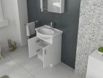 Stylish Quartz Vanity Unit with Sink - White