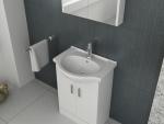 Stylish Quartz Vanity Unit with Sink - White