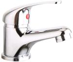 High Gloss White Compact Vanity Unit with Sink