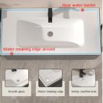 Stylish Wall-Mounted Bathroom Vanity Set with Mirror