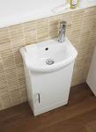 Modern White Floor Standing Vanity Unit Set