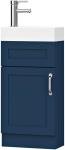 400mm Floor Standing Bathroom Vanity Unit - Crawley Blue