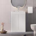 Belofay 600mm Gloss White Vanity Unit with Basin