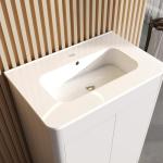 Belofay 600mm Gloss White Vanity Unit with Basin
