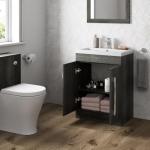 Aurora Charcoal Grey Vanity Unit with Sink