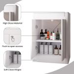 Belofay 600mm Gloss White Vanity Unit with Basin
