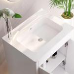 Belofay 600mm Gloss White Vanity Unit with Basin
