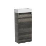 Charcoal Grey Bathroom Vanity Unit with Sink